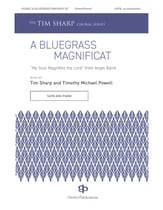 A Bluegrass Magnificat SATB choral sheet music cover